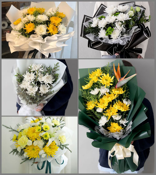 广东江门市蓬江区白沙街道白事花束代送